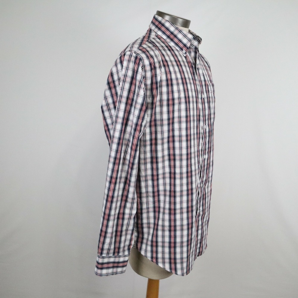Croft & Barrow Shirt Mens Medium Casual Pocket Button‎ Down Plaid Long Sleeve - Picture 2 of 7